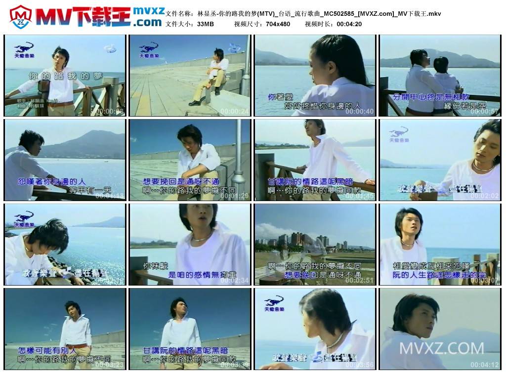 林显丞-你的路我的梦(MTV)_台语_流行歌曲_MC502585